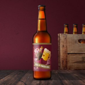 Midtfyns Bryghus, l, JEG LSKER DIG - 500ml.