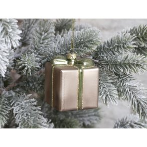 Chic Antique, Gave med glitter til ophng, antique mocca