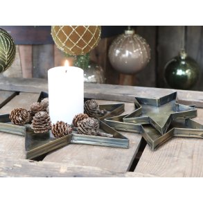 Chic Antique, Stjerne fad, messing