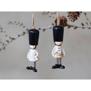 Chic Antique, Orkester st med 2 figurer til ophng, antique latte