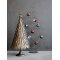 Chic Antique, Julekugle med glimmer, antique cherry
