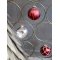 Chic Antique, Julekugle med glimmer, antique cherry
