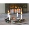 Chic Antique, Adventstkrans med lysholdere, kertelys