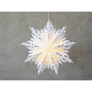 Chic Antique, Vintage Papirstjerne, 54 cm, creme