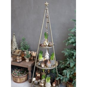 Chic Antique, Opsats med 3 fade, messing