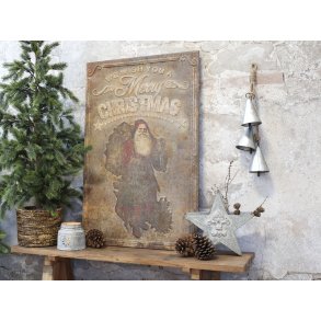 Chic Antique, Vintage Skilt med julemand