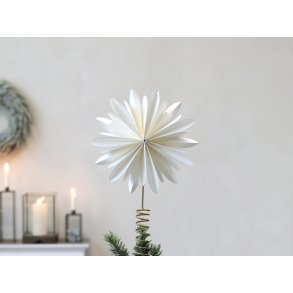 Chic Antique, Topstjerne i papir, 18 cm.