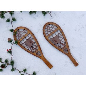 Chic Antique, Vintage snesko til deko - st med 2 stk. 