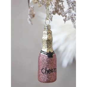 Chic Antique, Flaske med glimmer til ophng