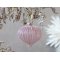 Chic Antique, Julekugle, 8 cm., rosa