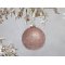 Chic Antique, Julekugle, 8 cm., rosa
