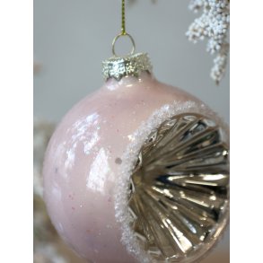 Chic Antique, Julekugle, 8 cm., rosa