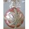 Chic Antique, Julekugle, 10 cm, rosa