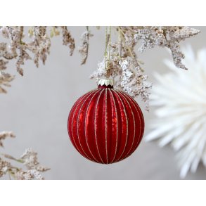 Chic Antique, Julekugle, 8 cm., Antique cherry