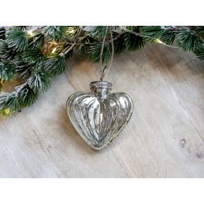 Chic Antique, Hjerte i glas til ophng med sten