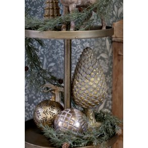 Chic Antique, Kugle med bnd, Antique messing, 14,5 cm