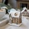 Chic Antique, Nol kagehus med LED, H10 cm.