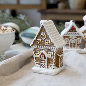 Chic Antique, Nol kagehus med LED, H21 cm.