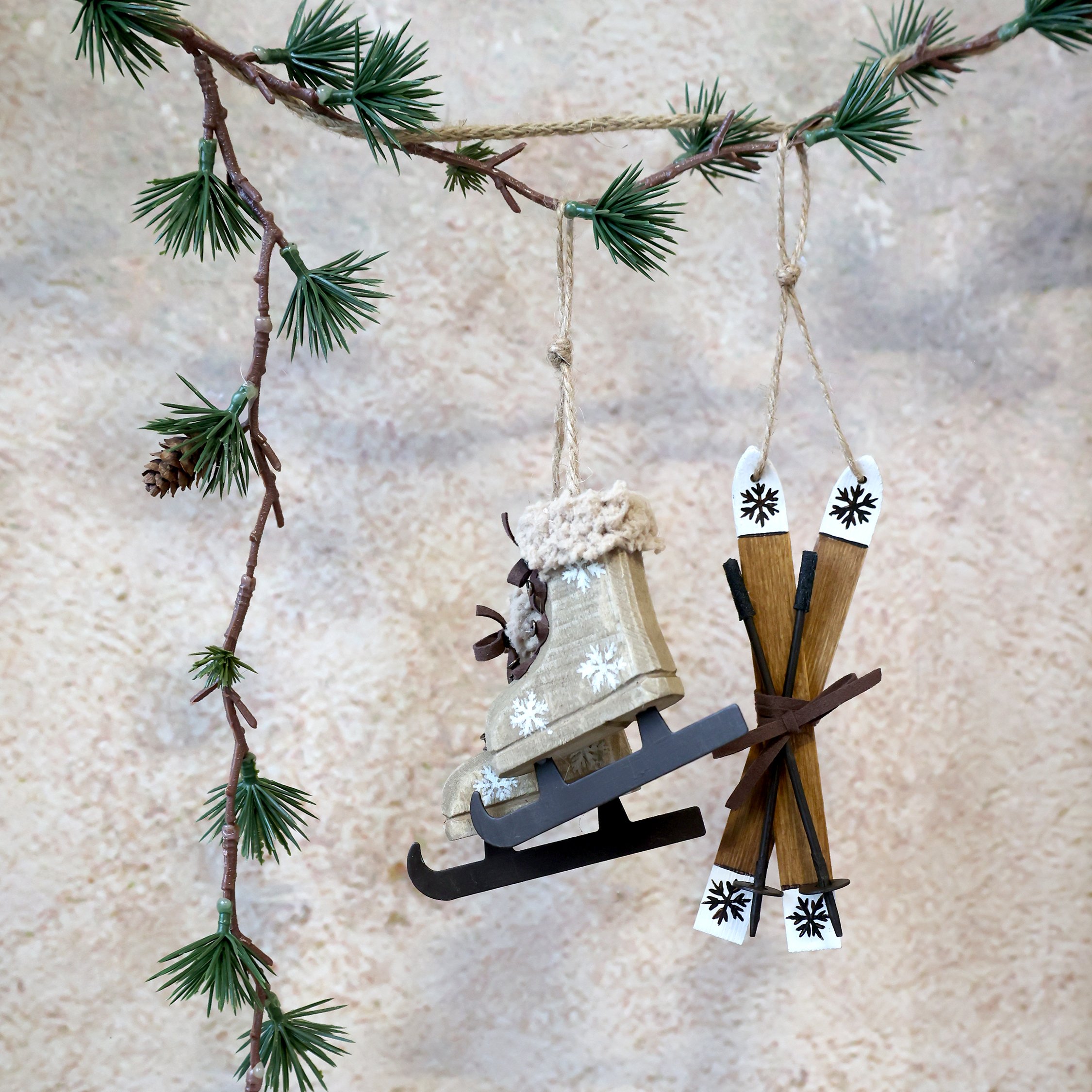 Chic Antique, Vintage skjte og ski, 1 st, rd