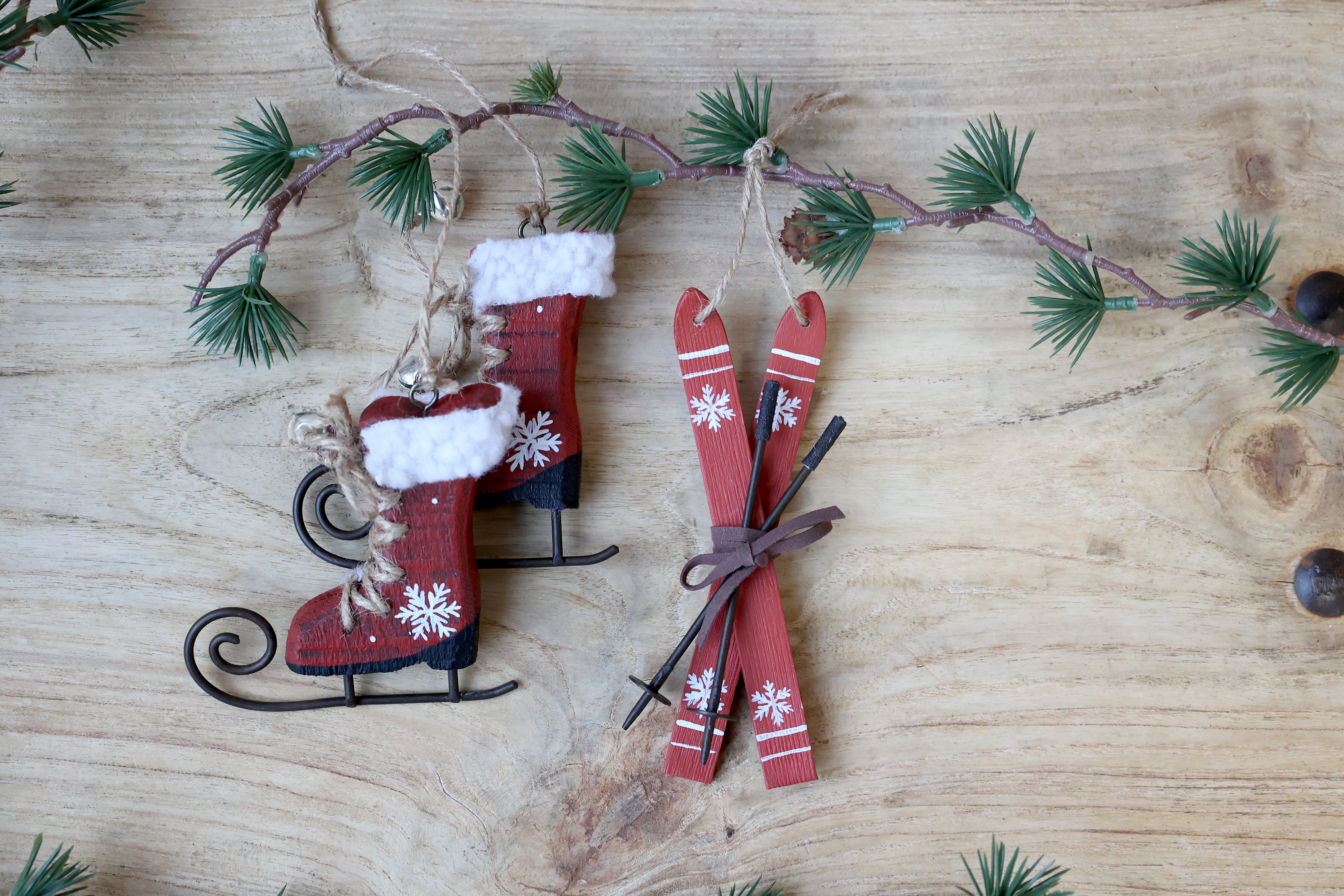 Chic Antique, Vintage skjte og ski, 1 st, rd