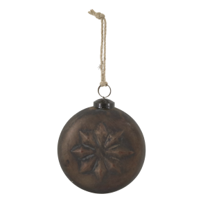 Chic Antique, Julekugle til oph�ng, antique mocca