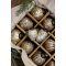 Chic Antique, Julekugler i �ske med 12 stk., champagne