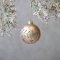 Chic Antique, Julekugle med ranke, 8 cm., champagne