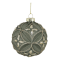 Chic Antique, Julekugle med glimmer, 8 cm., mos