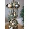 Chic Antique, Julekugler i ske med 6 stk., champagne