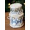 Chic Antique, Vintage tromme med lder hndlavet, sky blue