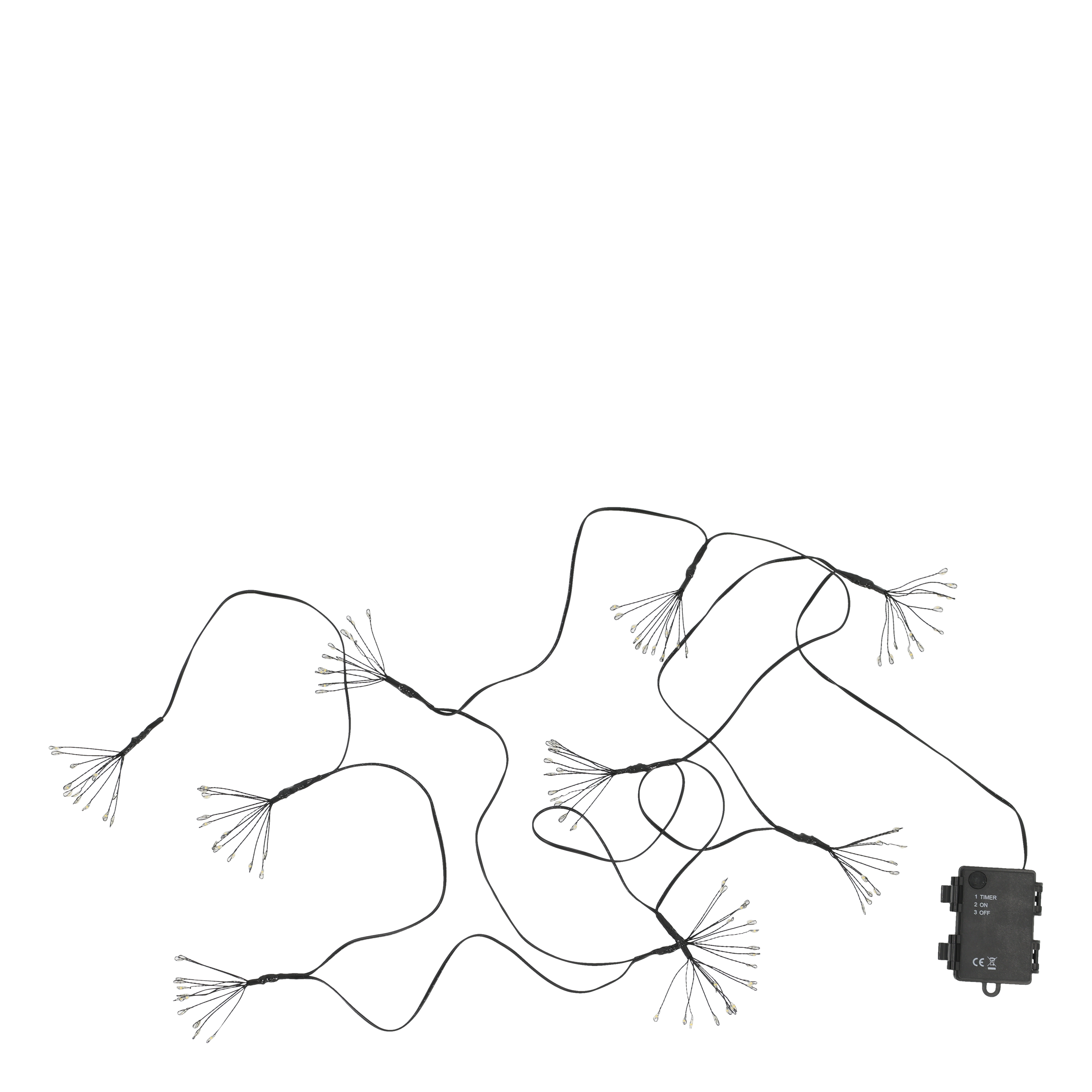 Chic Antique, Lysk�de med 10 iskrystaller