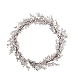 Chic Antique, Krans med frost, � 45 cm