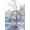 Chic Antique, Krans med frost, � 45 cm
