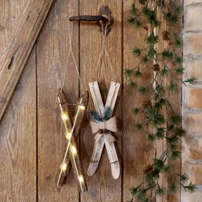 Chic Antique, Ski m. LED og sl�jfe s�t