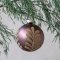 Chic Antique, Julekugle med m�nster, mocca