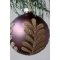 Chic Antique, Julekugle med m�nster, mocca