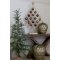 Chic Antique, Julekugle med glimmer, mocca