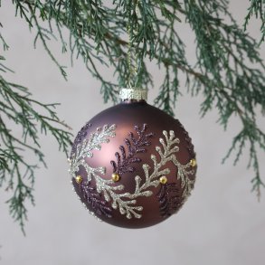 Chic Antique, Julekugle, �8 cm., mocca