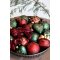 Chic Antique, Julekugle, hjerte med m�nster, mos