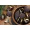 Chic Antique, Julekugler i �ske med s�t af 3 stk., mocca