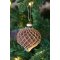 Chic Antique, Julekugler i �ske med s�t af 3 stk., mocca