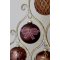 Chic Antique, Julekugler i �ske med 3 stk., mocca