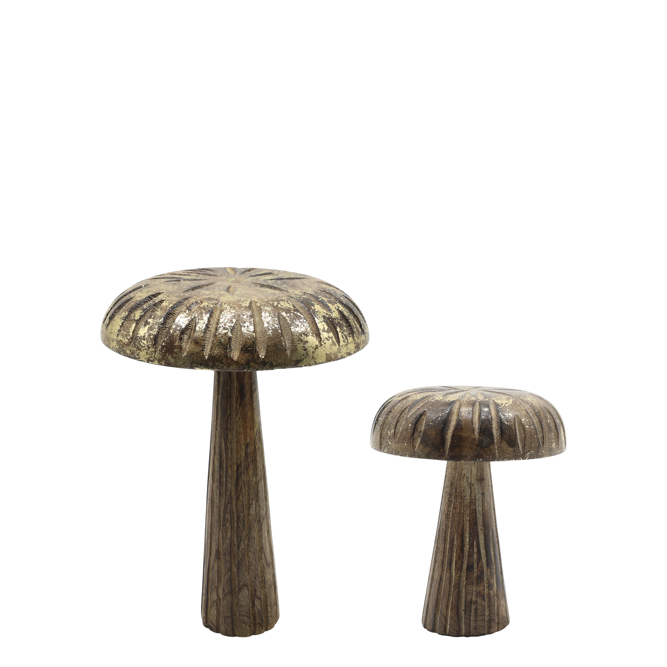 Chic Antique, Svamp til deko m. glimmer s�t af 2