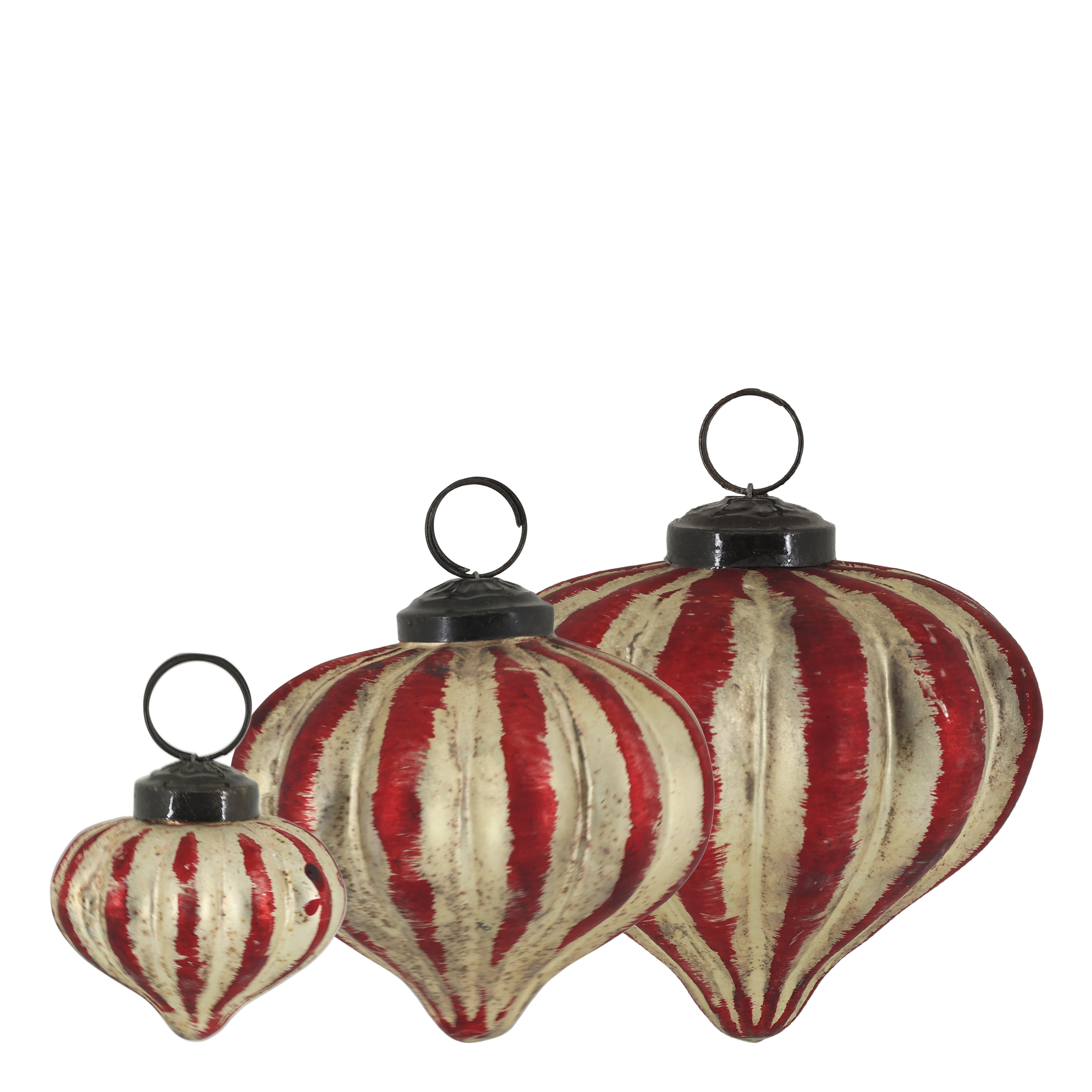 Chic Antique, Julekugler i �ske med s�t af 3 stk.