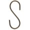 Ib Laursen, S-Krog mini (messingfarve), 4,5 cm. hj