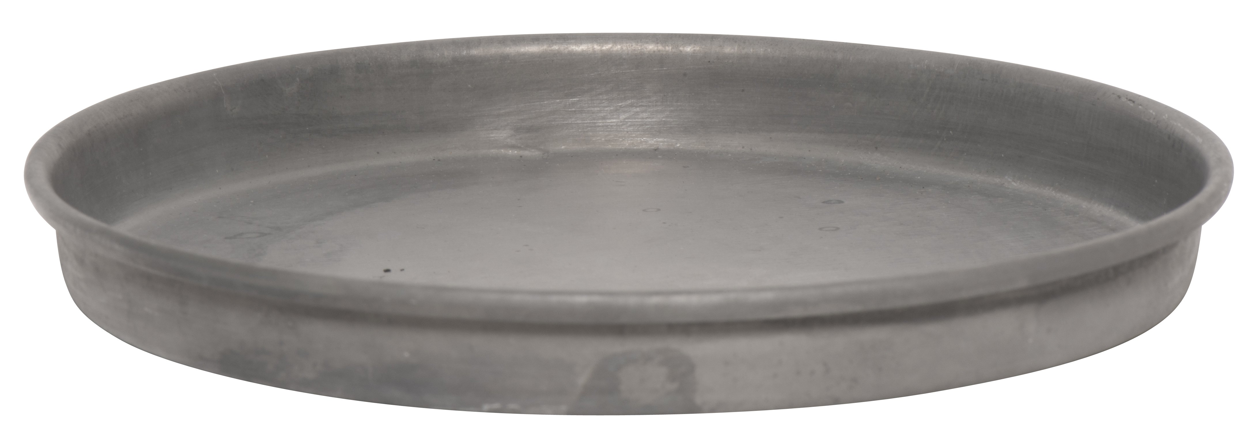Ib Laursen, Lysbakke med kant, gr, 13 cm.
