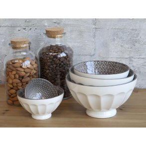 Chic Antique, Ars Latteskle 5 stk., antique kul