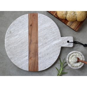 Chic Antique, Morlaix Tapasbrt (rundt) af marmor