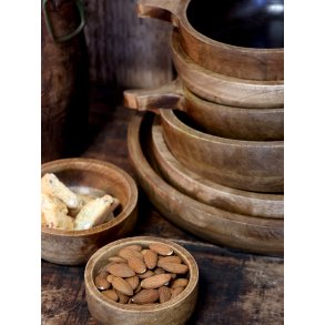 Chic Antique, Tours skl i tr med udskring, 10 cm. 