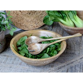 Chic Antique, Tours salatbestik i tr med udskring